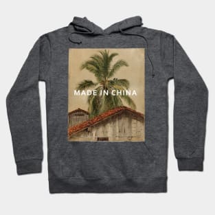 MADE IN CHINA celebration - palm trees oil painting. Hoodie